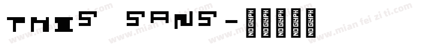 this sans字体转换